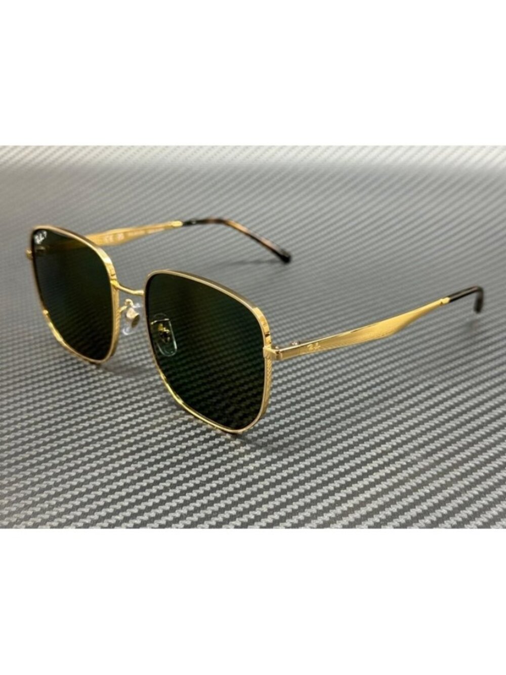 New Undisclosed Men Gold Sunglasses 57-18-145